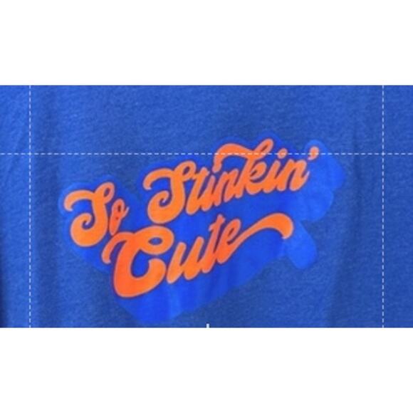 Next Level "So Stinking Cute" Blue Unisex Tshirt - Plus Size 3X - Picture 1 of 5